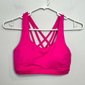 Lululemon free to be Serene bra in sonic pink